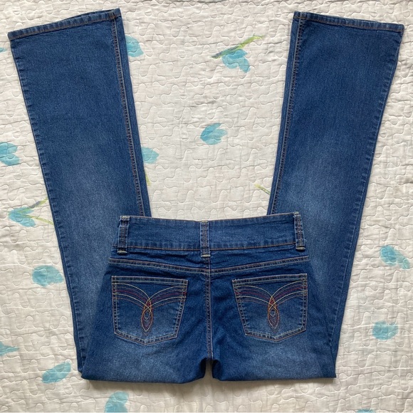 Y2K Flared Stone Wash Jeans 🐠 - Picture 3 of 9